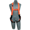 3M DBI-SALA® ExoFit Hi-Vis Orange Vest Style Harness 1107813, Front/Back D-Ring, XL