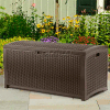 Suncast® Wicker Deck Box, 73 Gallon