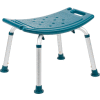 Flash Furniture Hercules Series Adjustable Height Bath Stool, 20" x 12" Seat, 14.5"-21.5"H, Navy