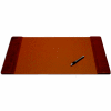 DACASSO® Mocha Leather 25.5" x 17.25" Side-Rail Desk Pad