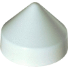 Dock Edge Piling Cap 7" Cone Head, PVC White 8/Case - 91-871-F