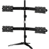 Dyconn Albatross Quad-Display Monitor Mount, Black