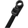 Hvy-dty Cable Ties- Mtg Tab- UV Black- 22", 50 Pieces