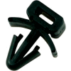 Push-mount Bases- Black- 5/16" x 9/16", 100 Pieces