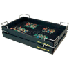 Protektive Pak ESD Stackable and Nesting Wire Corner Super Tek-Tray, 23-3/4"L x 18-1/2"W x 2-3/4"H