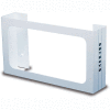 Detecto® Triple Glove Box Holder, White Powder Coated Steel, 10"H x 18"W x 4"D
