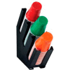 Cup/Lid Organizer, Three Sections, Black