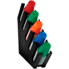 Countertop Cup / Lid Organizer, Five Sections, Black
