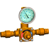 Lawler 911E/F Eyewash Valve, Rough Chrome