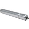 1.9&quot; Dia. x 16 Ga. Galvanized Single Grooved Roller 37824-28-GP for 28&quot; O.A.W. Omni Conveyors