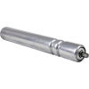 1.9&quot; Dia. x 16 Ga. Galvanized Double Grooved Roller 37825-35-GP for 35&quot; O.A.W. Omni Conveyors