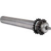 1.9&quot; Dia. x 9 Ga. Steel 40A18 Sprocketed Roller 38209-41-GP for 41&quot; O.A.W. Omni Conveyors