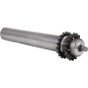1.9" Dia. x 9 Ga. Steel 40A18 Sprocketed Roller 38209-45-GP for 45" O.A.W. Omni Conveyors