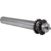 1.9&quot; Dia. x 9 Ga. Steel 40A18 Sprocketed Roller 43507-29-GP for 29&quot; O.A.W. Omni Conveyors