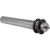 1.9" Dia. x 9 Ga. Steel 40A18 Sprocketed Roller 43507-32-GP for 32" O.A.W. Omni Conveyors