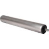 1.9&quot; Dia. x 16 Ga. Stainless Steel Roller 45250-34-GP for 34&quot; O.A.W. Omni Conveyors, ABEC Bearings