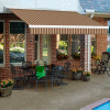 Awntech DTR10-16-BRNT, Retractable Awning Right Motor 10'W x 8'D x 10"H Brown/Tan