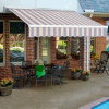 Awntech DM14-374-DBM, Retractable Awning Manual 14'W x 10'D x 10"H Dusty Blue