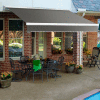 Awntech DTL18-67-G, Retractable Awning Left Motor 18'W x 10'D x 10"H Gray