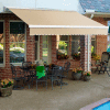 Awntech DTL18-EXE-L Retractable Awning Left Motor 18'W x 11/16'H x 10'D Linen