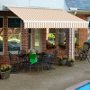 Awntech DTL18-247-LW, Retractable Awning Left Motor 18'W x 10'D x 10"H Linen/White