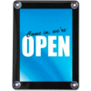 Deflect-O Double-Sided Window Display Sign 15" x 12-5/8" Clear