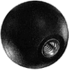 J.W. Winco WD595 Thermoplastic W/Brass Insert Ball Knobs Tapped 38mm Diameter mm Length 7/16-14
