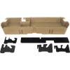 DU-HA 07-15 Toyota Tundra Double Cab - Underseat - Tan (Does not fit w/factory subwoofer)