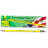 Dixon Ticonderoga Yellow Pencil, Woodcase, #1, Black Lead, 12-Pack