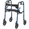 Drive Medical 10243 Deluxe Clever Lite Rollator Walker with 8" Casters
