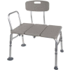 Drive Medical 12011KD-1 Plastic Tub Transfer Bench with Adjustable Backrest