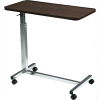 Deluxe Tilt Top Overbed Table, 30"W x 15"D Tabletop, 29.5"- 46" Height, Chrome Plated Base