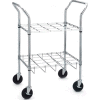 Drive Medical 18143 Oxygen Cylinder Cart, For Use with 12 C, D, E, or M9 Cylinders