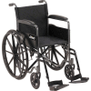 Silver Sport 1 Wheelchair with Full Arms and Swing-away Footrests, 18" Seat