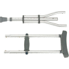 Drive Medical RTL10433 Knocked Down Universal Aluminum Crutches, 1 Pair