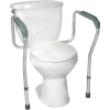 Drive Medical Toilet Safety Frame RTL12000, 300 Lbs. Capacity, White