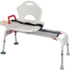 Drive Medical Folding Universal Sliding Transfer Bench RTL12075, White