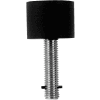 Don Jo 1462-BK Detention Stop, 4-1/2", 1-1/2"x2"Base, Black - Pkg Qty 20