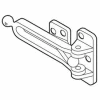 Don Jo 1604-625 Door Flip Guard, 1/2"x2-5/8"x5"xBRC - Pkg Qty 10