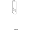 Don Jo 25-CW-PB Wrap Around For Arrow Revolution & Yale In Touch Locks, 5-1/8"x15", Polish Brass
