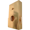 Don Jo 7100-PB-RH-CW Wrap Around Right Hand Plate, Polish Brass