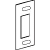Don Jo A 2 SDS-SL Security Strike, 1-1/4x3-3/8, Silver Coated - Pkg Qty 10