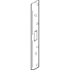 Don Jo AST 2134M-SL Armor Strike, 18"x1-3/4", Mortise Hole W/Universal Center Hole, Silver Coated - Pkg Qty 10