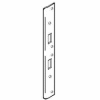 Don Jo AST 21386-SL Armor Strike, 18"x1-3/8", Dbl Hole For 5-1/2"& 6"Center Holes, Silver Coated - Pkg Qty 10