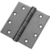 Don Jo BB74545-652 Full Mortise Ball Bearing, 4-1/2"x4"-1/2, .134 Gauge, Brushed Chrome - Pkg Qty 3