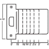 Don Jo EST 115-630 Extended Lip, ANSI Strike, 4-7/8"x1-1/2", Stainless Steel - Pkg Qty 10