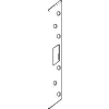 Don Jo FL 208NM-WH Armor Strike, 8"x1-3/8", Mortise Hole W/Universal Center Hole, White Coated - Pkg Qty 10