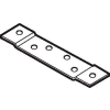 Don Jo HR 120 4-1/2"Hinge Reinforcement, 3/32"Offset, 1 1/4"x10" - Pkg Qty 10