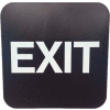 Don Jo HS 9060 35 - Exit ADA Sign, 6" x 9", Brown With Raised White Lettering - Pkg Qty 10