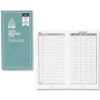 Dome® Auto Mileage Log, 3-1/4" x 6-1/4", White, Gray Hardcover